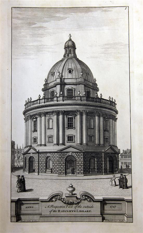 Gibbs, James - Bibliotecha Radcliviana; or a short description of the Radcliffe Library at Oxford,